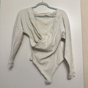 Free People Intimately Waffle Knit Bodysuit